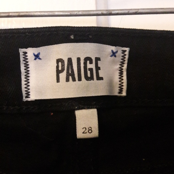 Paige Denim Black Skinny Jeans 28 - Picture 2 of 3